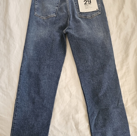 Redone 70's ultra high rise stove pipe jeans 29 - Picture 5 of 6